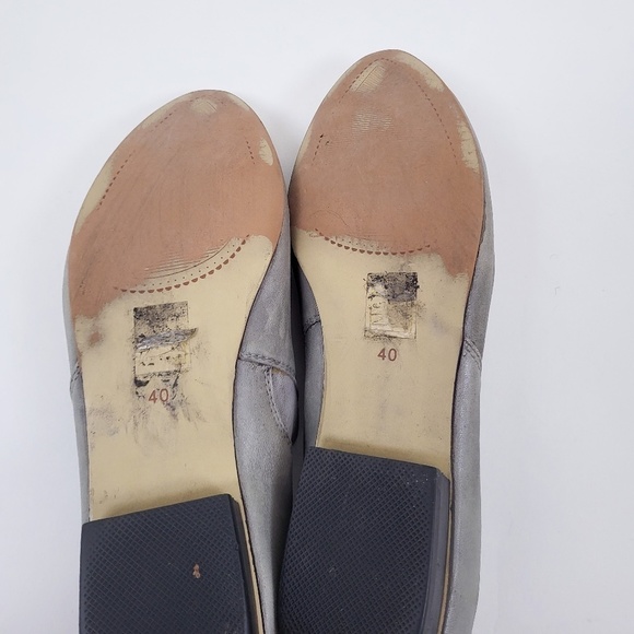Vintage Arnold Churgin leather flats ballet pointed toe round flat slip on - Picture 5 of 15